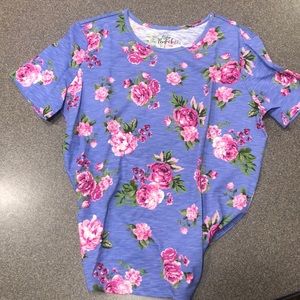 NEW!!  Never worn. Floral short sleeve tee shirt